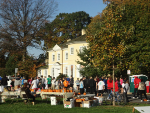 Boxer Trail Day at Laurel Hill Mansion features pumpkins  and the race's finish line