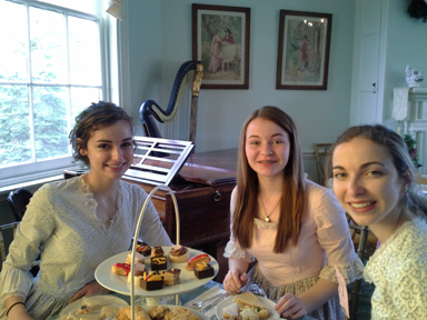 Photograph from the Spring Tea Fundraiser hosted by Women for Greater Philadelphia at Laurel Hill Mansion